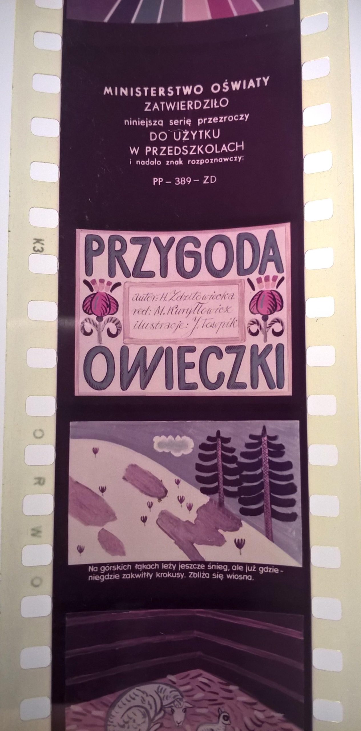 Bajka na projektor – przeźrocze „PRZYGODA OWIECZKI” [22]