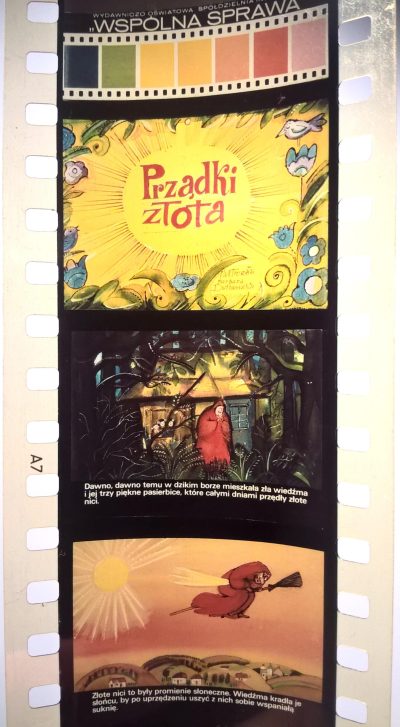 Bajka na projektor – przeźrocze „PRZĄDKI ZŁOTA”