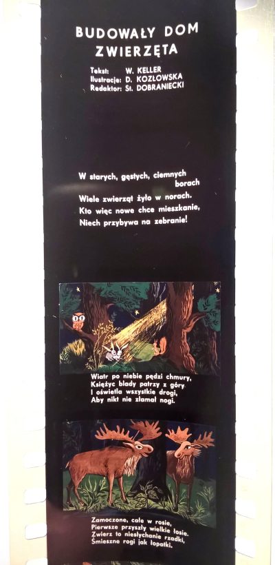 Bajka na projektor – przeźrocze „BUDOWAŁY DOM ZWIERZĘTA” [165]