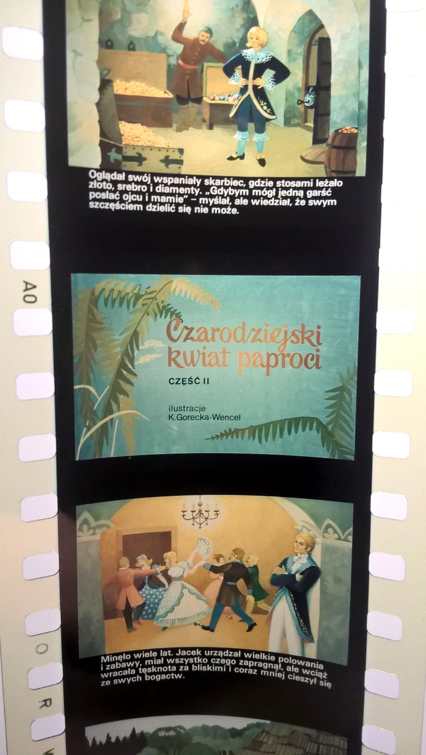 Bajka na projektor – przeźrocze „CZARODZIEJSKI KWIAT PAPROCI” - część I i II [16]