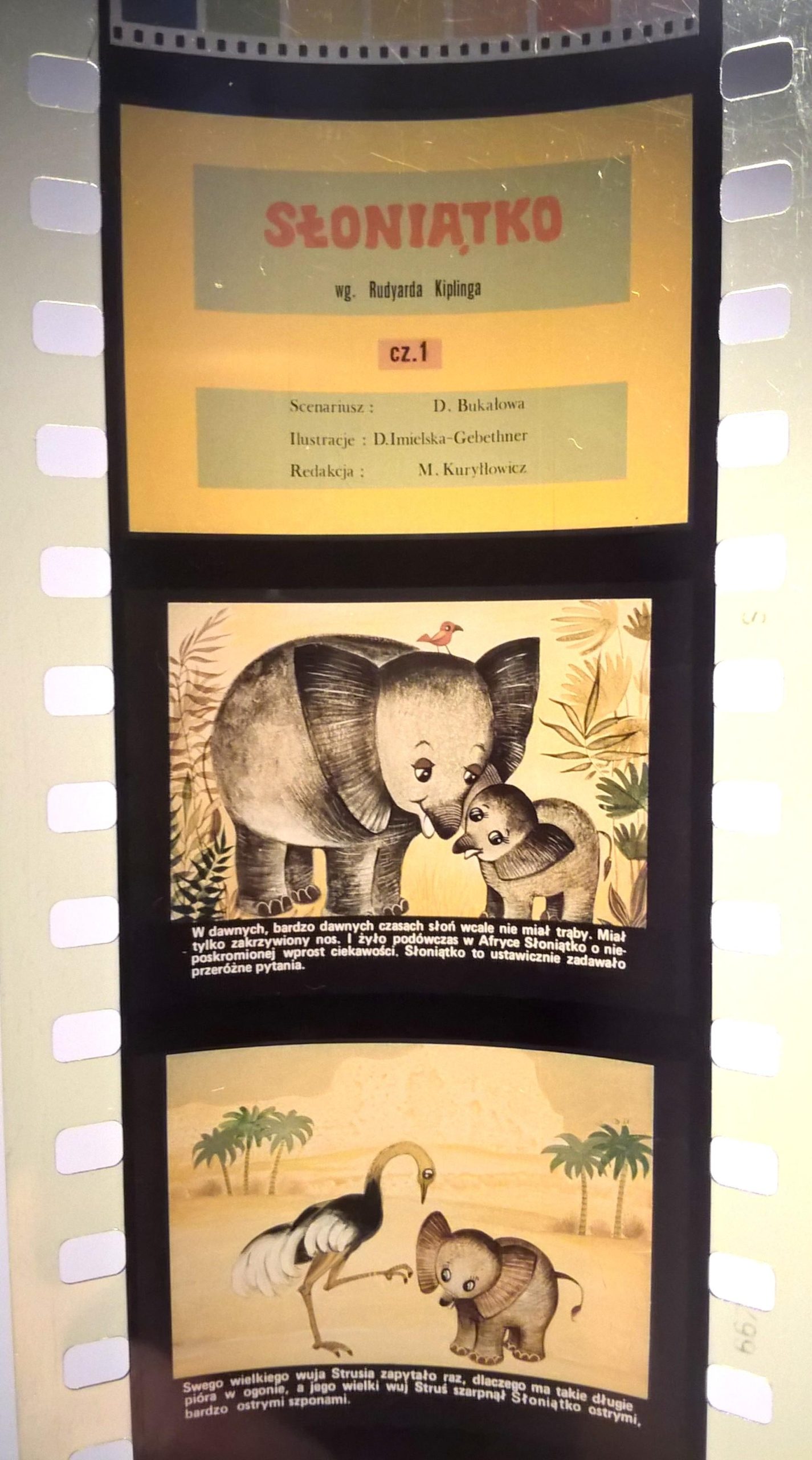 Bajka na projektor, przeźrocze – „SŁONIĄTKO” wg Rudyarda Kiplinga, cz. 1 i 2 [162]