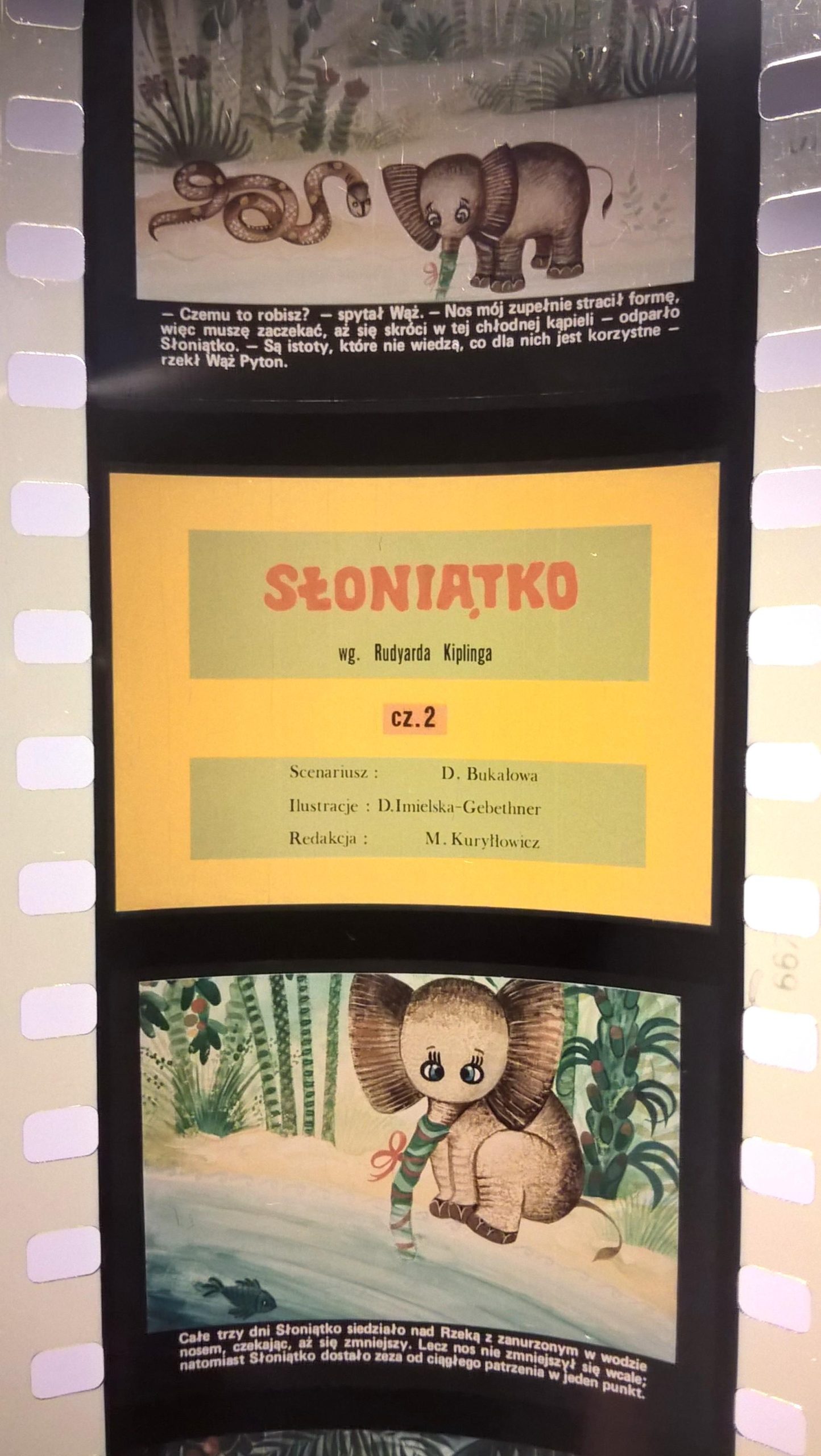 Bajka na projektor, przeźrocze – „SŁONIĄTKO” wg Rudyarda Kiplinga, cz. 1 i 2 [162]
