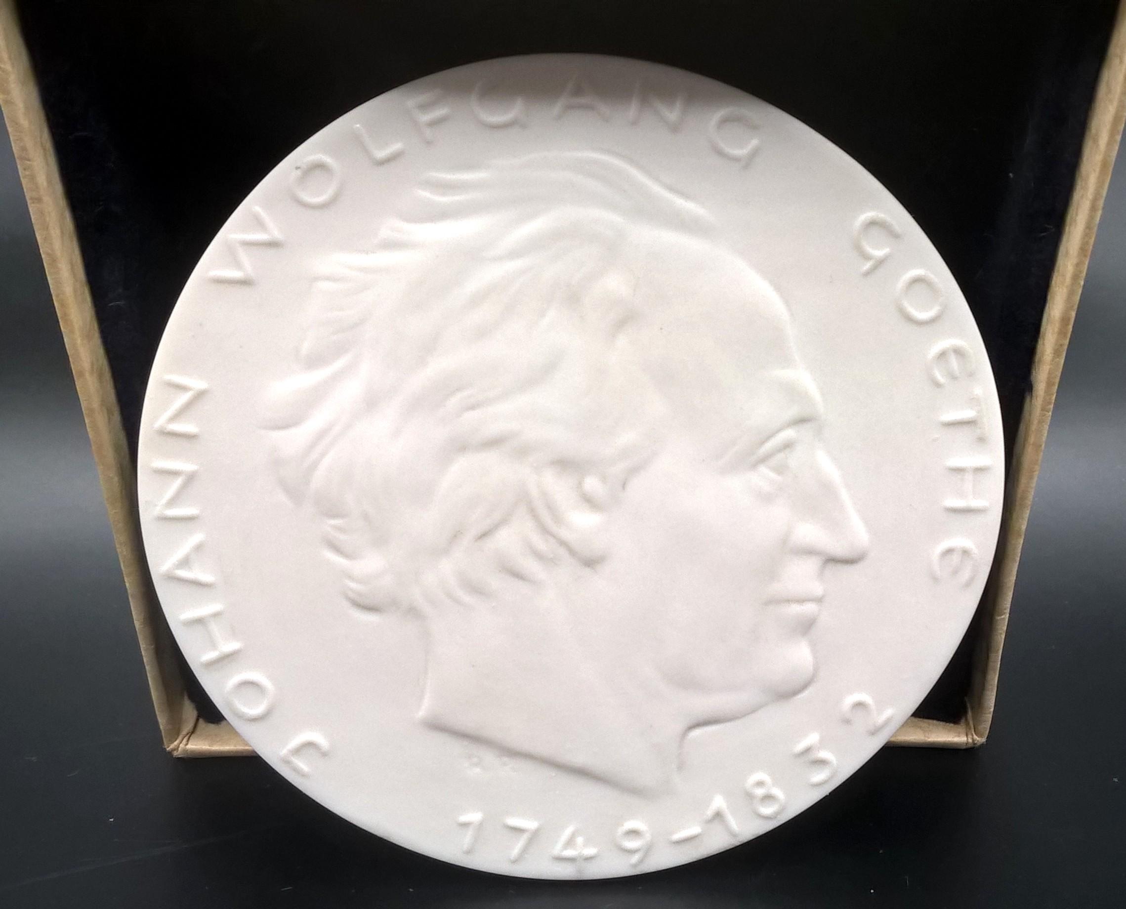 Plakieta - Johann Wolfgang Goethe / Teatr Goethego w Bad Lauchstadt