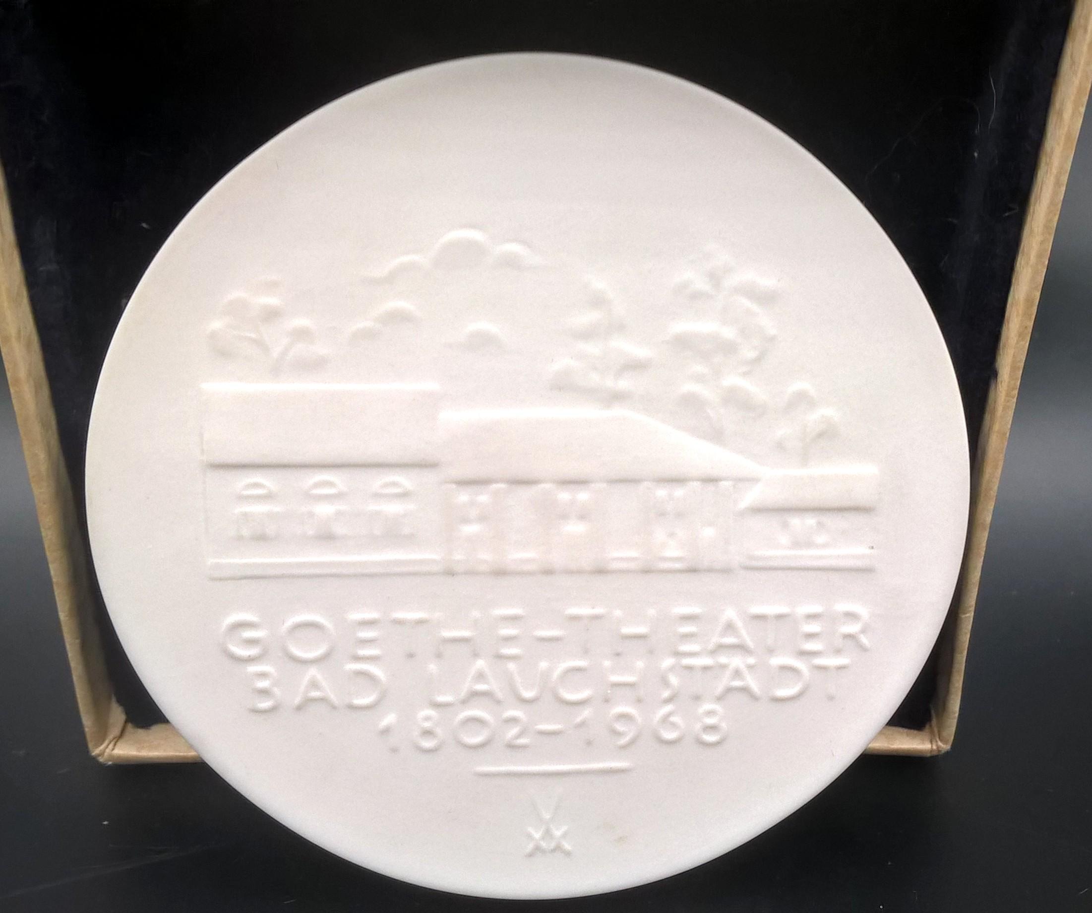 Plakieta - Johann Wolfgang Goethe / Teatr Goethego w Bad Lauchstadt