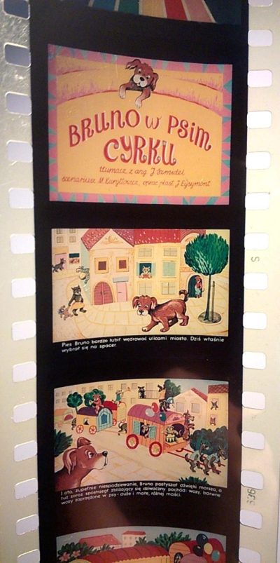 Bajka na projektor, przeźrocze – „BRUNO w PSIM CYRKU” [148]
