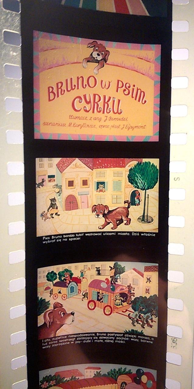 Bajka na projektor, przeźrocze – „BRUNO w PSIM CYRKU” [148]