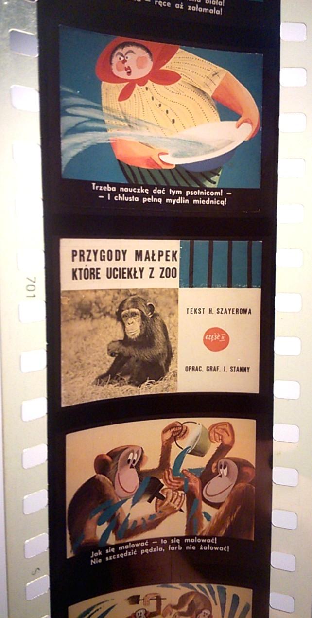 Bajka na projektor, przeźrocze – „PRZYGODY MAŁPEK, KTÓE UCIEKŁY z ZOO”, część I i II [139]