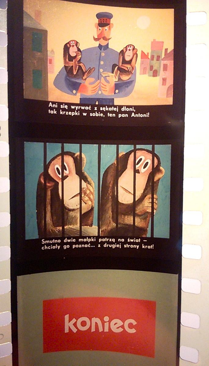 Bajka na projektor, przeźrocze – „PRZYGODY MAŁPEK, KTÓE UCIEKŁY z ZOO”, część I i II [139]