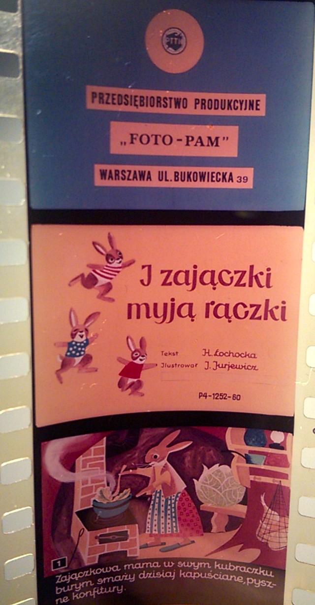 Bajka na projektor, przeźrocze – „I ZAJĄCZKI MYJĄ RĄCZKI” [147]
