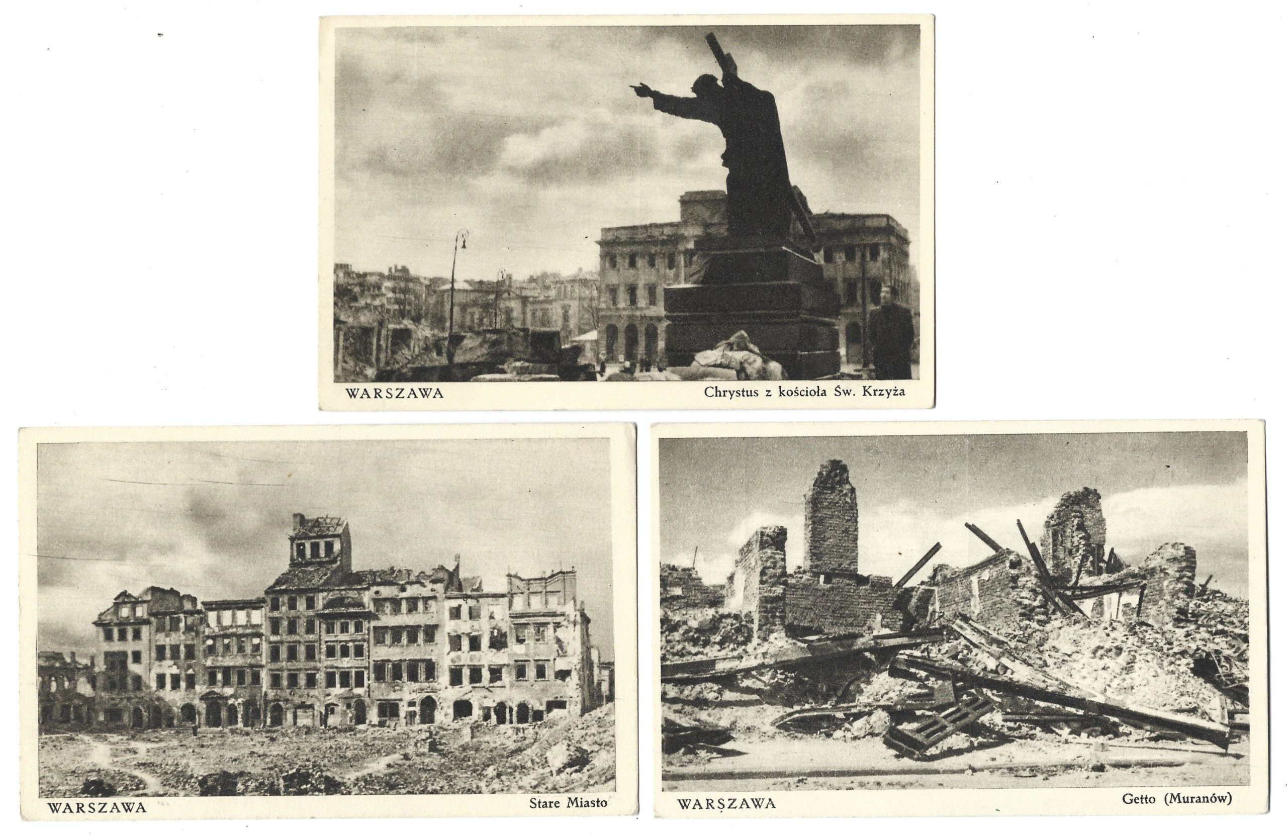 Zestaw pocztówek WARSZAWA