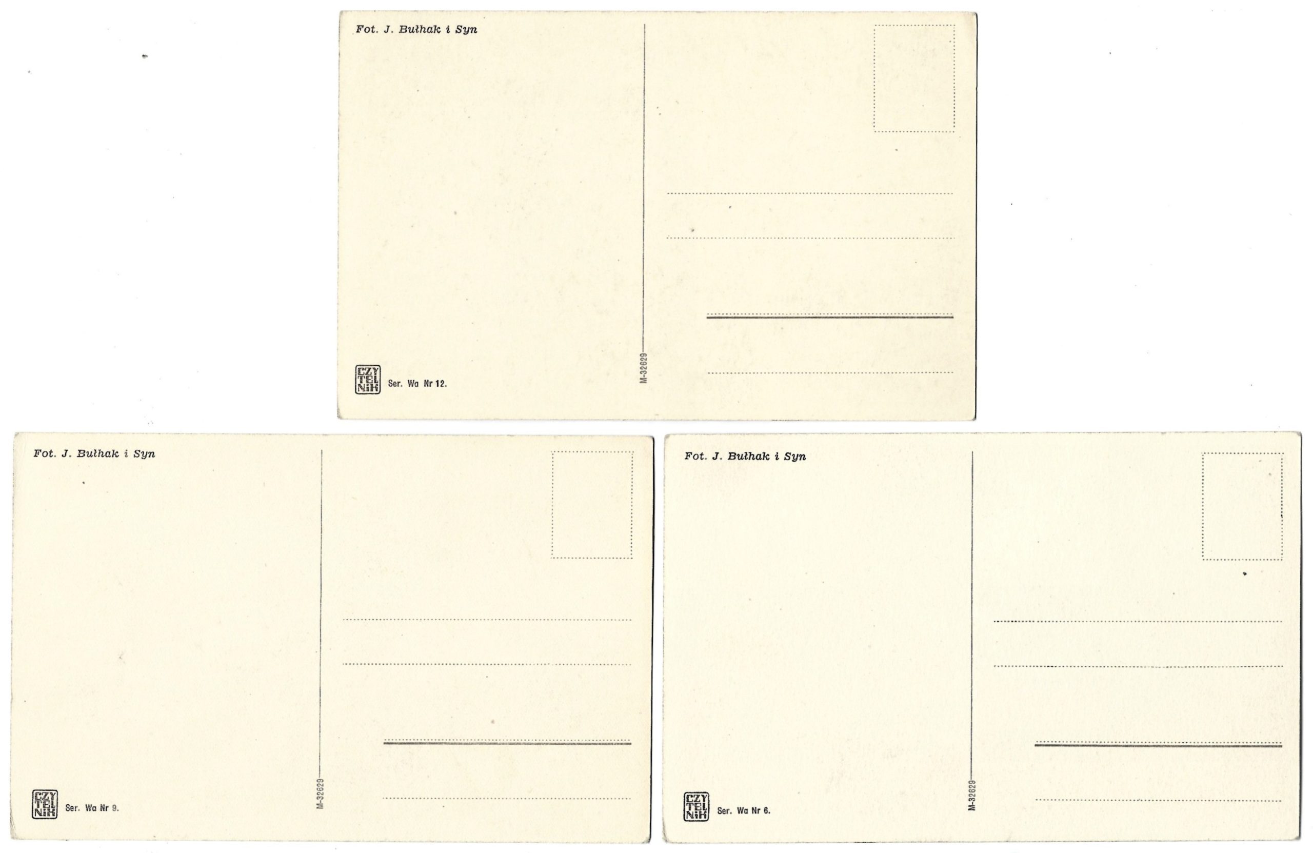 Zestaw pocztówek WARSZAWA