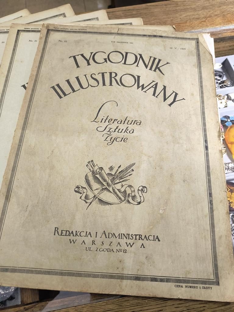 Zestaw czasopism "Tygodnik ilustrowny", lata: 1924-1925