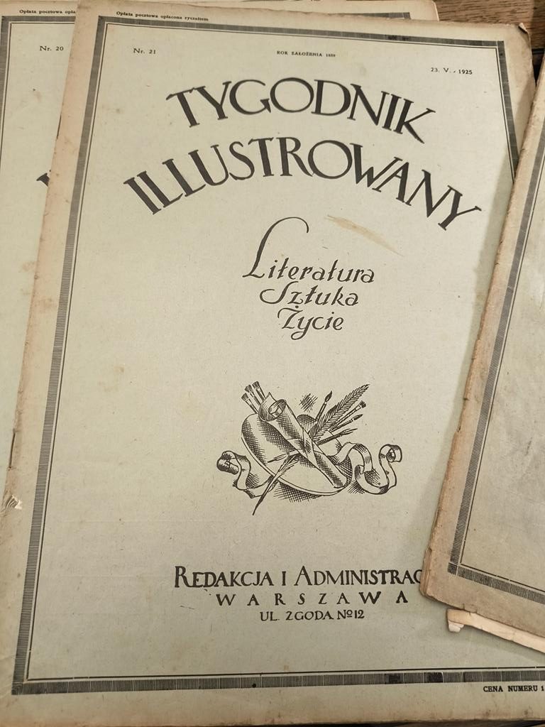 Zestaw czasopism "Tygodnik ilustrowny", lata: 1924-1925