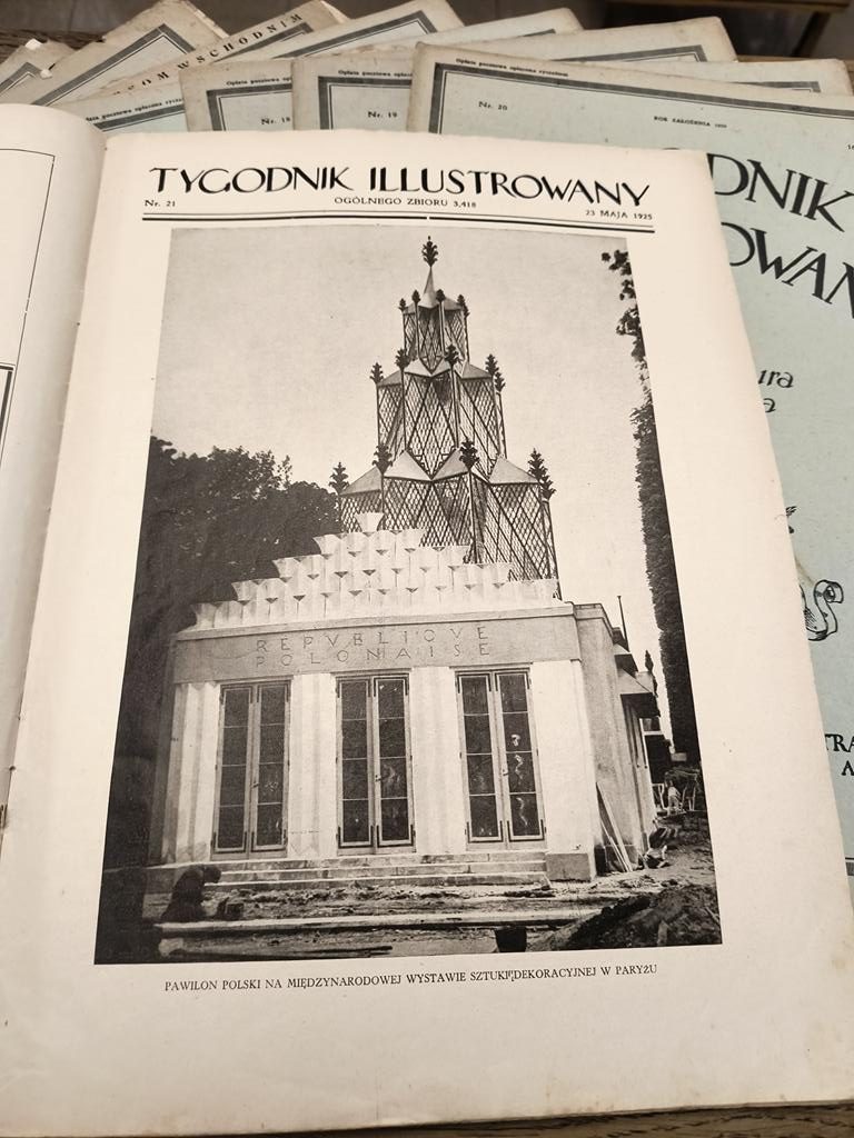 Zestaw czasopism "Tygodnik ilustrowny", lata: 1924-1925
