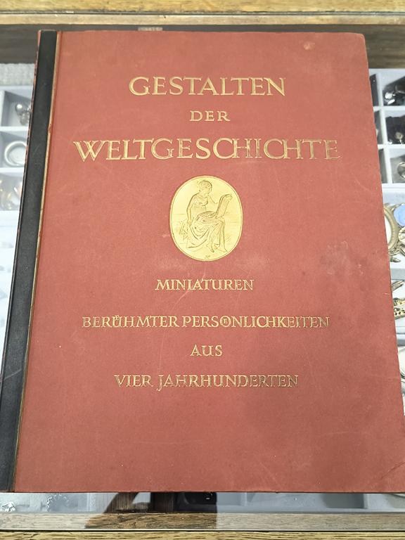 Książka "Gestalten der Weltgeschichte" - Postacie z historii świata, 1936 r.