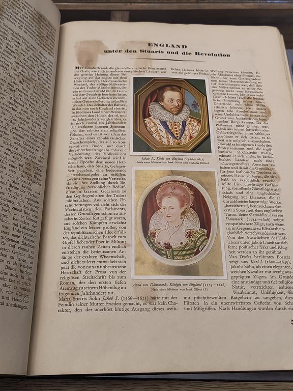 Książka "Gestalten der Weltgeschichte" - Postacie z historii świata, 1936 r.