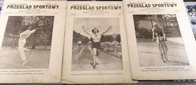 Czasopismo "Przegląd sportowy" - 3 numery z 1925 roku
