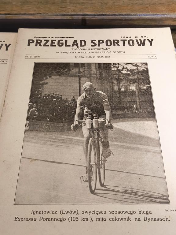 Czasopismo "Przegląd sportowy" - 3 numery z 1925 roku