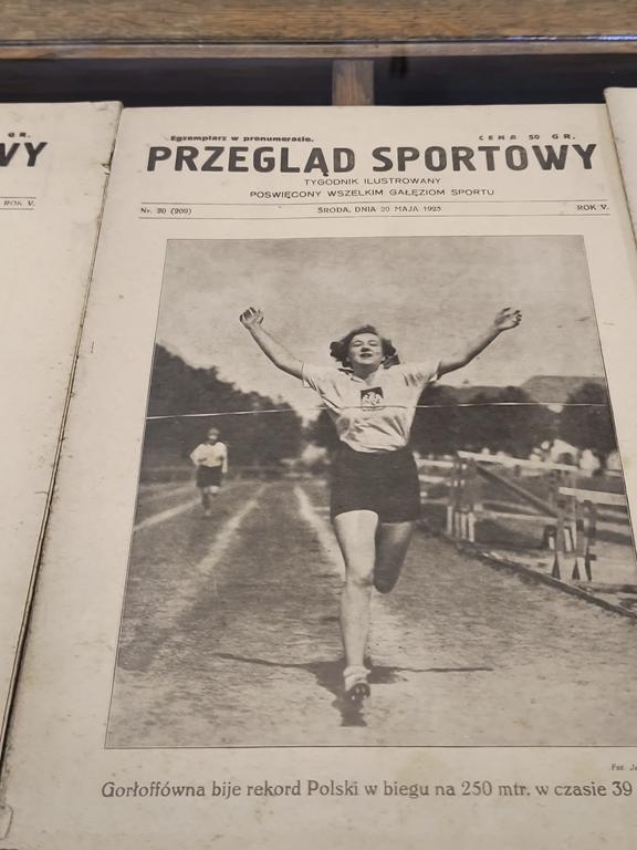Czasopismo "Przegląd sportowy" - 3 numery z 1925 roku