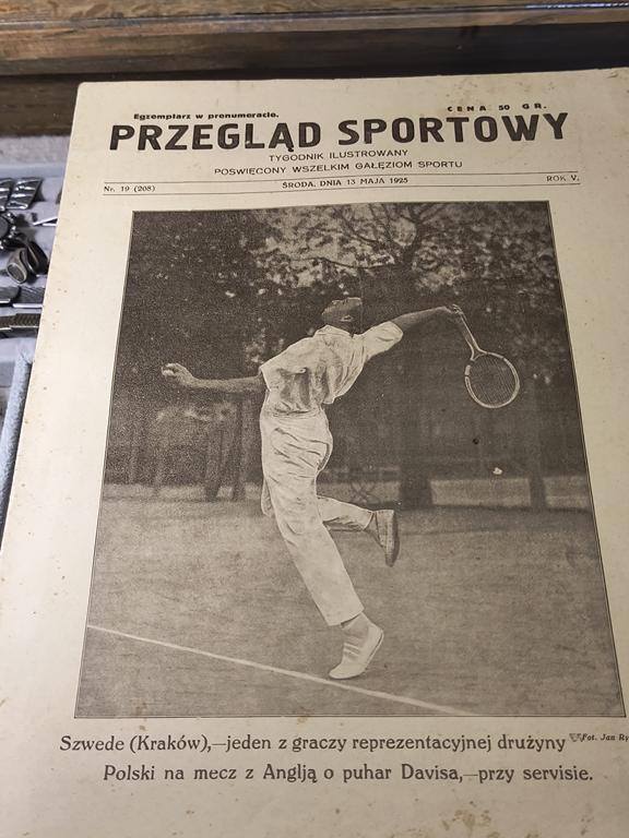 Czasopismo "Przegląd sportowy" - 3 numery z 1925 roku