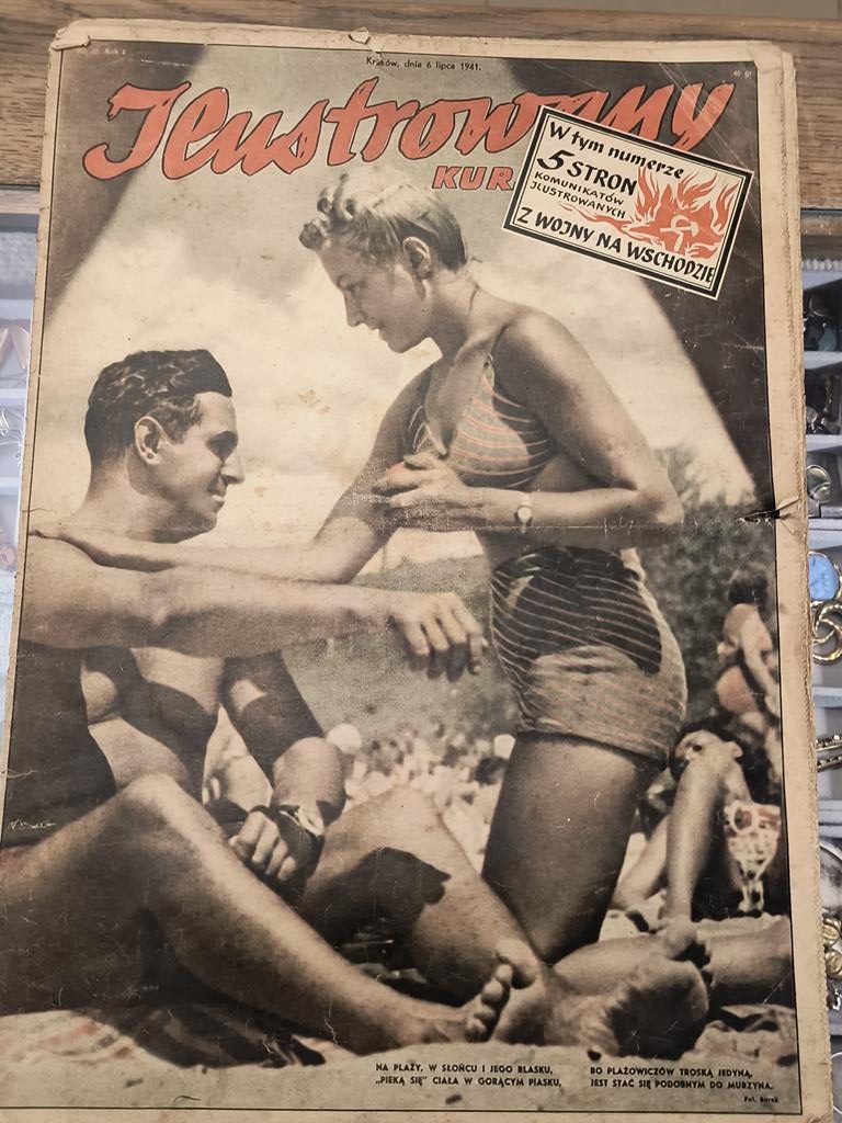 Czasopismo "ILUSTROWANY KURIER POLSKI" - Kraków, 6 lipca 1941