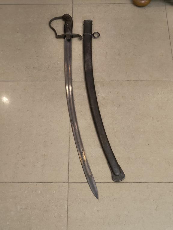 Oryginalna szabla pruska - artyleryjska