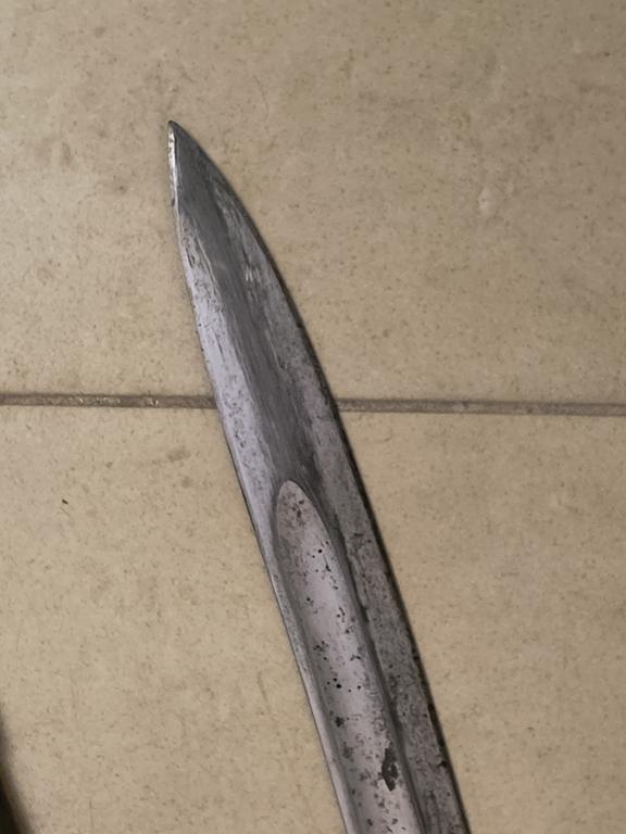 Oryginalna szabla pruska - artyleryjska