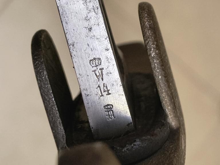 Oryginalna szabla pruska - artyleryjska