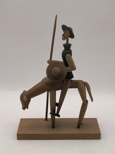 Drewniana figurka Don Kichot  – Borowik-Byliniak, MADE IN POLAND