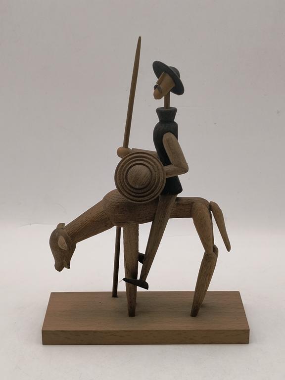 Drewniana figurka Don Kichot  – Borowik-Byliniak, MADE IN POLAND