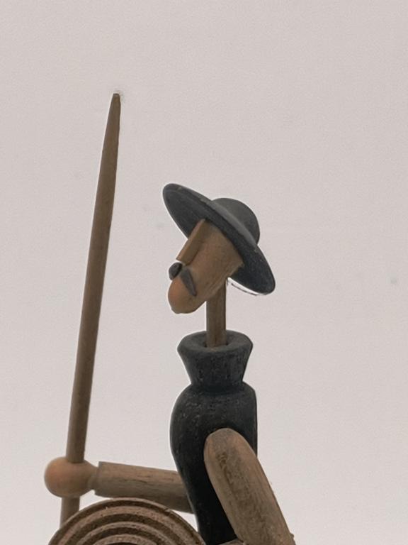 Drewniana figurka Don Kichot  – Borowik-Byliniak, MADE IN POLAND