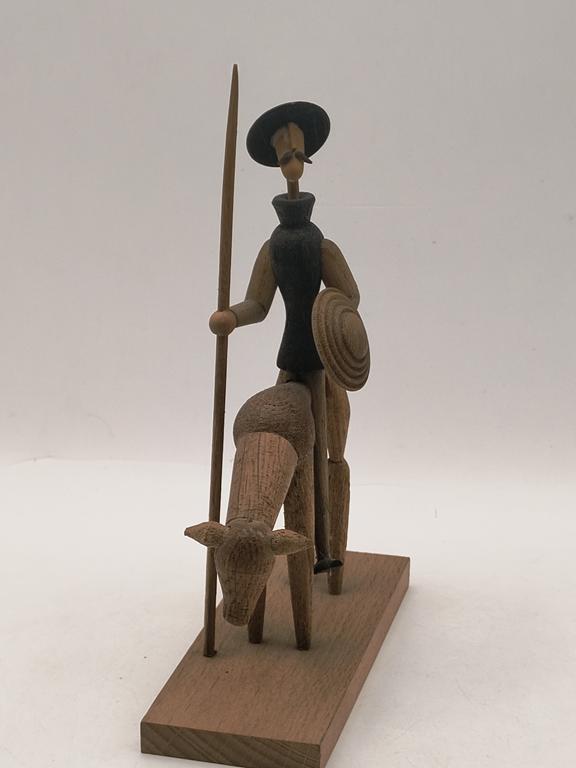 Drewniana figurka Don Kichot  – Borowik-Byliniak, MADE IN POLAND