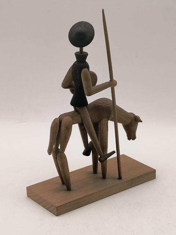Drewniana figurka Don Kichot  – Borowik-Byliniak, MADE IN POLAND