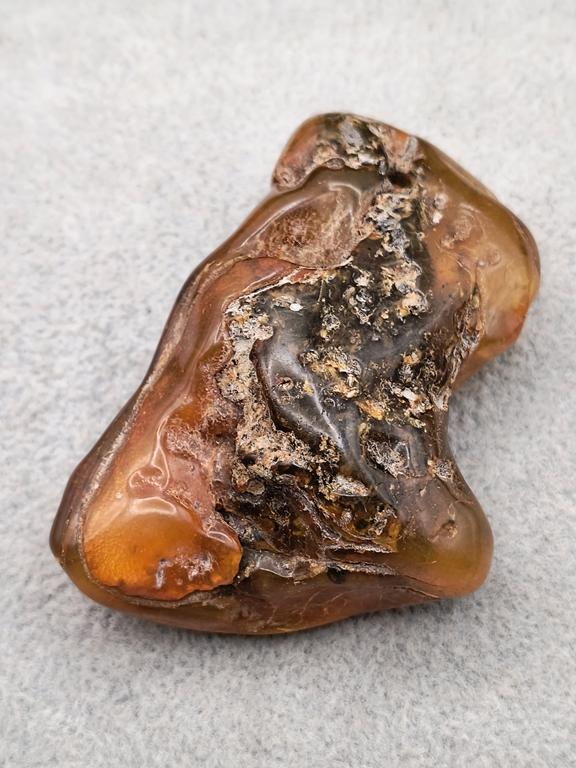 Duża zawieszka - bursztyn naturalny