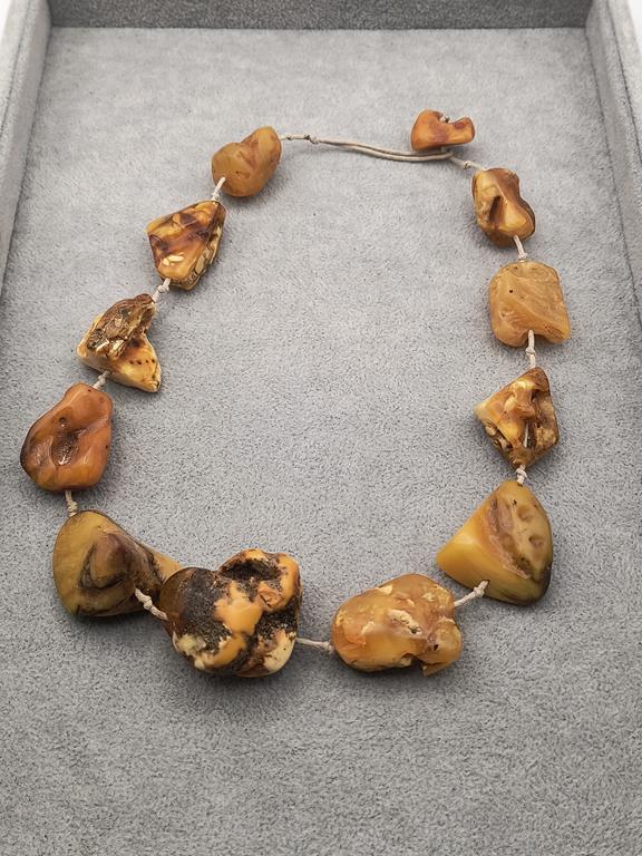 Naszyjnik z bursztynu naturalnego