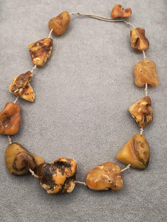 Naszyjnik z bursztynu naturalnego