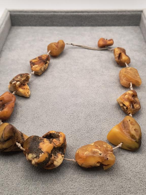 Naszyjnik z bursztynu naturalnego