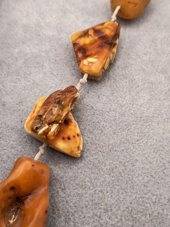 Naszyjnik z bursztynu naturalnego