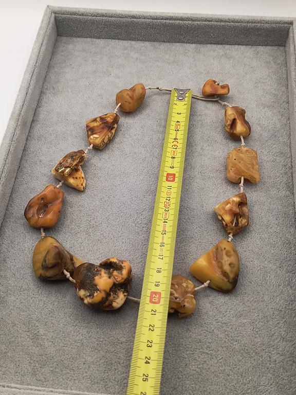 Naszyjnik z bursztynu naturalnego