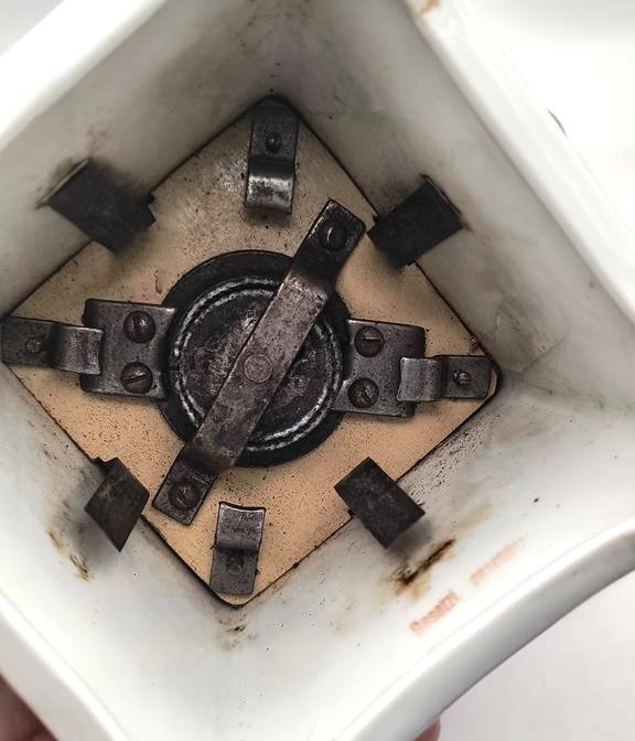 Porcelanowy młynek do kawy - LEINBROCK'S Ideal D.R.G.M.