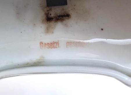 Porcelanowy młynek do kawy - LEINBROCK'S Ideal D.R.G.M.