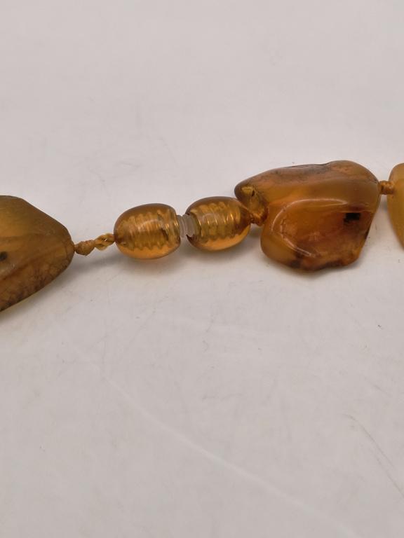 Naszyjnik bursztynowy