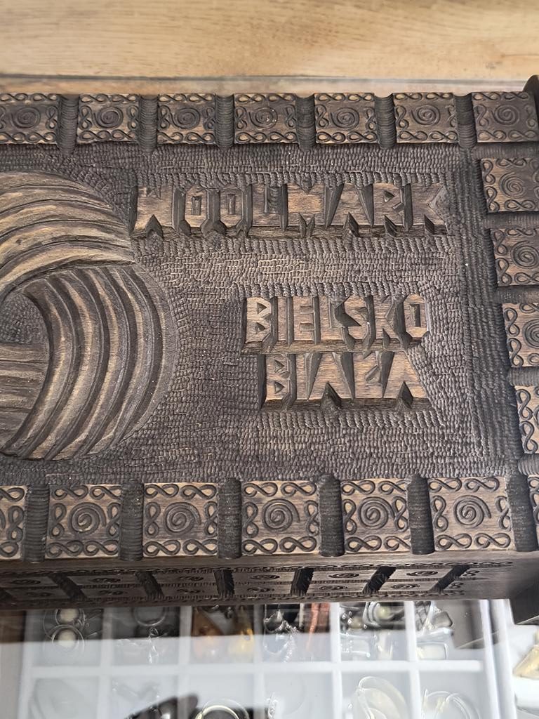 Szkatułka drewniana BIELSKO-BIAŁA - WOOLMARK
