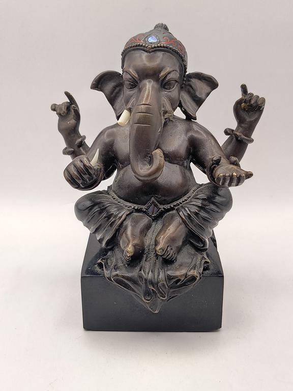 Figurka z brązu GANESHA