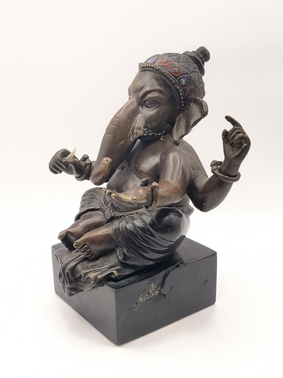Figurka z brązu GANESHA