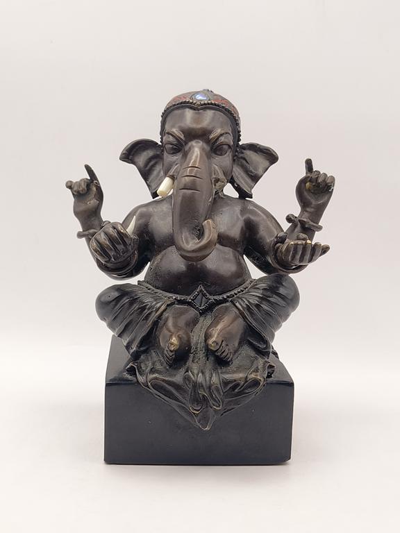 Figurka z brązu GANESHA