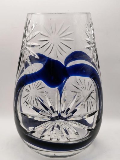 Wazon kryształowy - Huta Szkła JULIA, Polska, lata 60-te