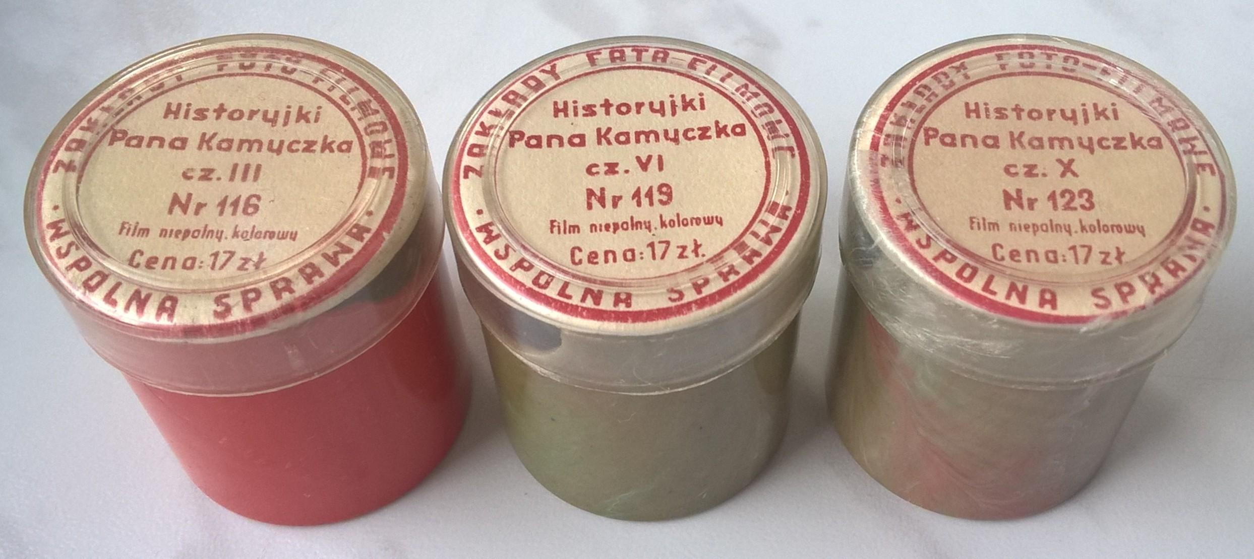 Zestaw przeźroczy, bajek na projektor – „HISTORYJKI PANA KAMYCZKA”, 3 części