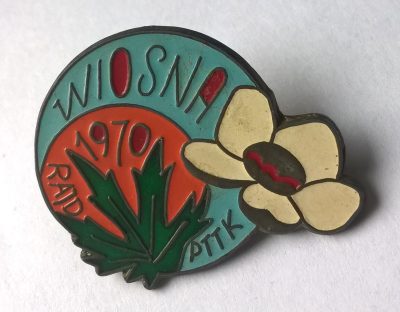 Odznaka turystyczna - Rajd PTTK - WIOSNA 1970