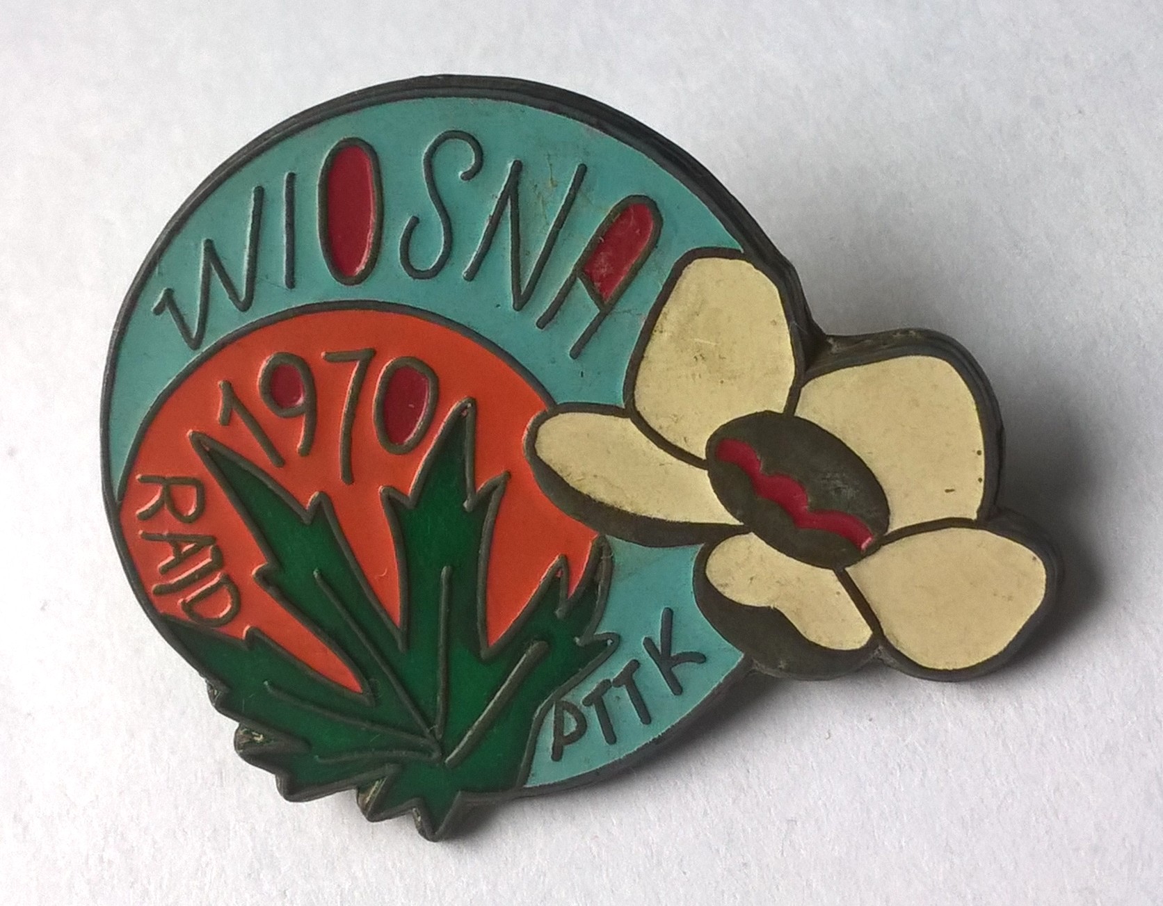 Odznaka turystyczna - Rajd PTTK - WIOSNA 1970